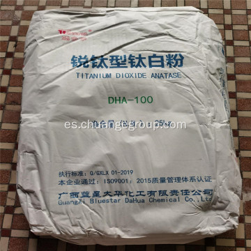 Dióxido de titanio Anatasa grado DHA-100